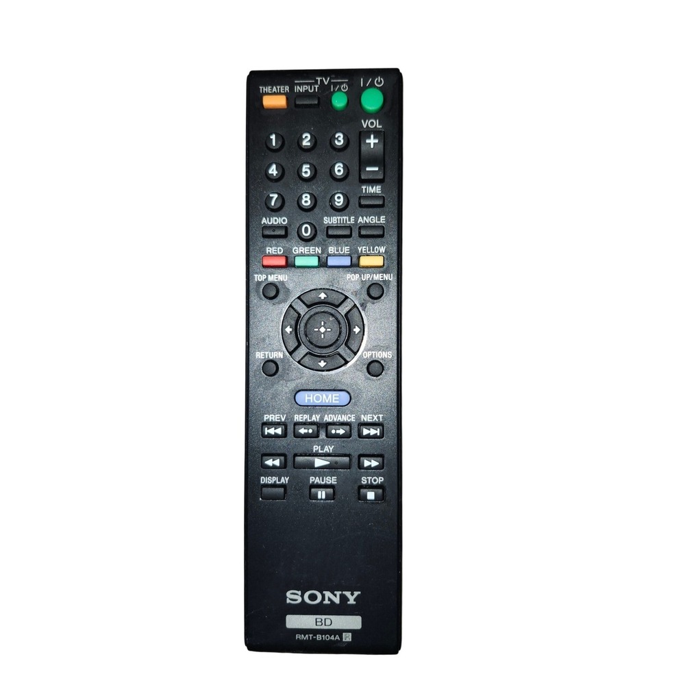 Sony Blu-Ray Disc Remote‎ Control RMT-B104A DVD Player Genuine Tested